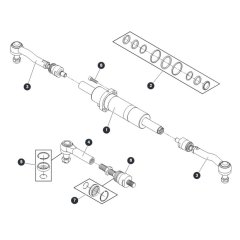 Steering - Front Axle for Skyjack SJ9253 RT Scissor Lift