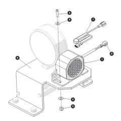 White Noise Alarm for Skyjack SJ9253 RT Scissor Lift