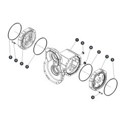 Central Housing - Rear Axle for Skyjack SJ9664 RT Scissor Lift