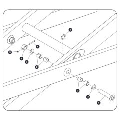 Center Pin for Skyjack SJ9664 RT Scissor Lift