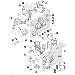 Drive Manifold for Skyjack SJ9664 RT Scissor Lift