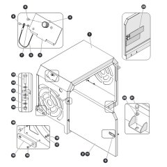 Engine Cover Cage for Skyjack SJ9664 RT Scissor Lift