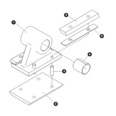 Lower Sliders for Skyjack SJ9664 RT Scissor Lift