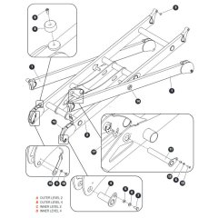 Scissor Level 2/4 for Skyjack SJ9664 RT Scissor Lift