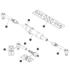 Steering - Front Axle for Skyjack SJ9664 RT Scissor Lift