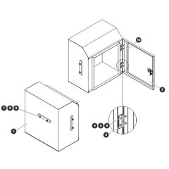 Storage Box for Skyjack SJ9664 RT Scissor Lift