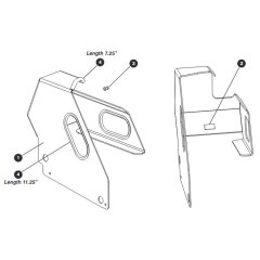 Aluminum Control Box Guard Option for Skyjack SJIII 3215 (10000996 - 10999999) DC Scissor Lift
