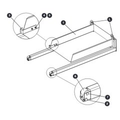 Extension Platform Assembly for Skyjack SJIII 3215 (10000996 - 10999999) DC Scissor Lift