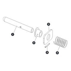 Gate Latch Assembly for Skyjack SJIII 3215 (10000996 - 10999999) DC Scissor Lift