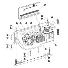 Hydraulic/Electrical Tray Assembly - Plastic Tank for Skyjack SJIII 3215 (10000996 - 10999999) DC Scissor Lift