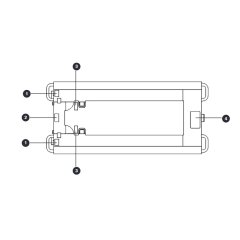 Labels - Chassis Top for Skyjack SJIII 3215 (10000996 - 10999999) DC Scissor Lift