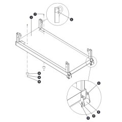 Main Platform Assembly for Skyjack SJIII 3215 (10000996 - 10999999) DC Scissor Lift