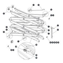 Scissor Stack - Accessories and Hardware for Skyjack SJIII 3215 (10000996 - 10999999) DC Scissor Lift