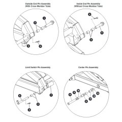 Scissor Stack Connecting Hardware for Skyjack SJIII 3215 (10000996 - 10999999) DC Scissor Lift