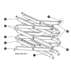 Scissor Stack for Skyjack SJIII 3215 (10000996 - 10999999) DC Scissor Lift