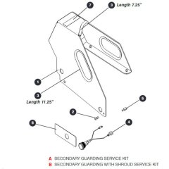 Secondary Guard Lift Enable for Skyjack SJIII 3215 (10000996 - 10999999) DC Scissor Lift
