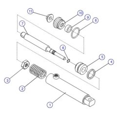 Brake Cylinder Assembly for Skyjack SJIII 3220 DC Scissor Lift