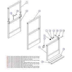 Gate Assembly for Skyjack SJIII 3220 DC Scissor Lift