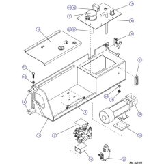 Hydraulic/Electric Tray Assembly for Skyjack SJIII 3220 DC Scissor Lift