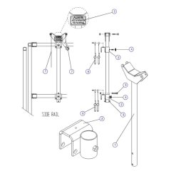 Pipe Rack Assembly for Skyjack SJIII 3220 DC Scissor Lift