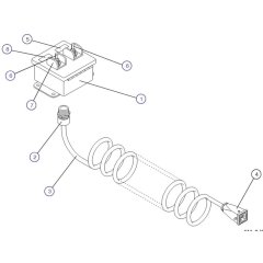 Powered Extension Platform Control Box Assembly for Skyjack SJIII 3220 DC Scissor Lift