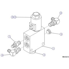 Proportional Control Manifold Assembly for Skyjack SJIII 3220 DC Scissor Lift
