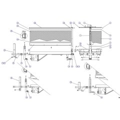 Scissor Guard (Galvenized Mesh) Assembly for Skyjack SJIII 3220 DC Scissor Lift