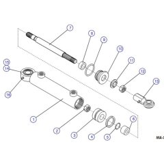 Steer Cylinder Assembly for Skyjack SJIII 3220 DC Scissor Lift