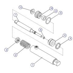 Brake Cylinder for Skyjack SJIII 4620 (66005 - 66429 700000 - 704418) DC Scissor Lift