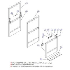 Gate for Skyjack SJIII 4620 (66005 - 66429 700000 - 704418) DC Scissor Lift