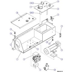 Hydraulic/ Electric Tray for Skyjack SJIII 4620 (66005 - 66429 700000 - 704418) DC Scissor Lift