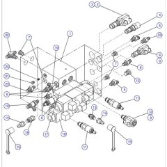 Main Manifold for Skyjack SJIII 4620 (66005 - 66429 700000 - 704418) DC Scissor Lift