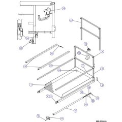 Powered Extension Platform for Skyjack SJIII 4620 (66005 - 66429 700000 - 704418) DC Scissor Lift