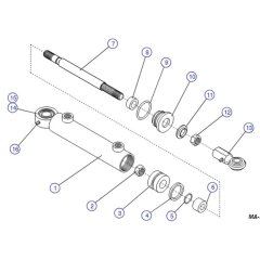 Steer Cylinder for Skyjack SJIII 4620 (66005 - 66429 700000 - 704418) DC Scissor Lift