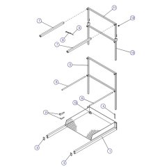 3FT Manual Extension Platform for Skyjack SJIII 4626 (700000 - 704418) DC Scissor Lift