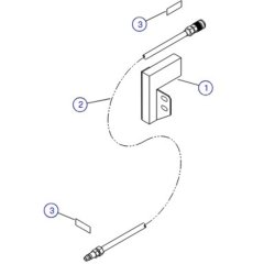Air Hose to Platform for Skyjack SJIII 4626 (700000 - 704418) DC Scissor Lift