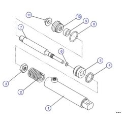 Brake Cylinder for Skyjack SJIII 4626 (700000 - 704418) DC Scissor Lift