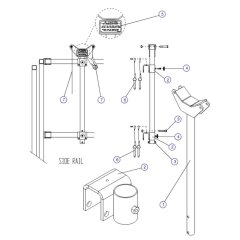Light Duty Pipe Rack for Skyjack SJIII 4626 (700000 - 704418) DC Scissor Lift