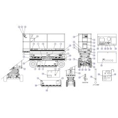 Labels and Nameplates - CE for Skyjack SJIII 4632 DC Scissor Lift
