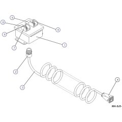 Powered Extension Platform Control Box for Skyjack SJIII 4632 DC Scissor Lift