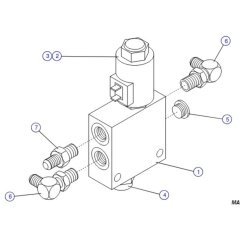 Proportional Control Manifold for Skyjack SJIII 4632 DC Scissor Lift