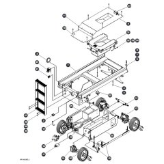 Base Assembly for Skyjack SJIII 4740 DC Scissor Lift
