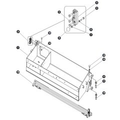 Battery Tray Assembly for Skyjack SJIII 4740 DC Scissor Lift