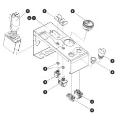 Control Console Assembly for Skyjack SJIII 4740 DC Scissor Lift