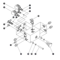 Drive Manifold Assembly for Skyjack SJIII 4740 DC Scissor Lift