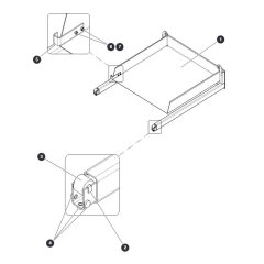 Extension Platform Assembly for Skyjack SJIII 4740 DC Scissor Lift