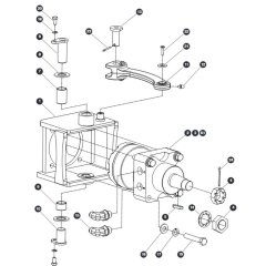 Front Hub Assembly for Skyjack SJIII 4740 DC Scissor Lift