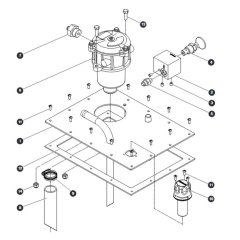Hydraulic Tank Lid Assembly for Skyjack SJIII 4740 DC Scissor Lift