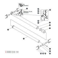 Lift Cylinders for Skyjack SJIII 4740 DC Scissor Lift