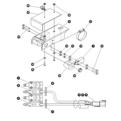 Limit Switch (S/N 70201096 & Above) Assembly for Skyjack SJIII 4740 DC Scissor Lift